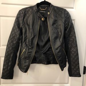 Express leather jacket